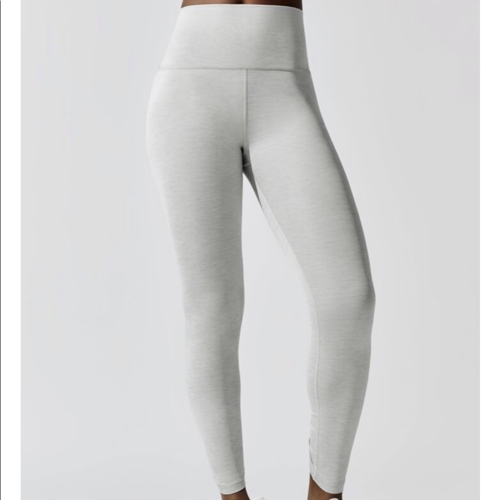 Nike yoga 7/8 ruched gray leggings OWO